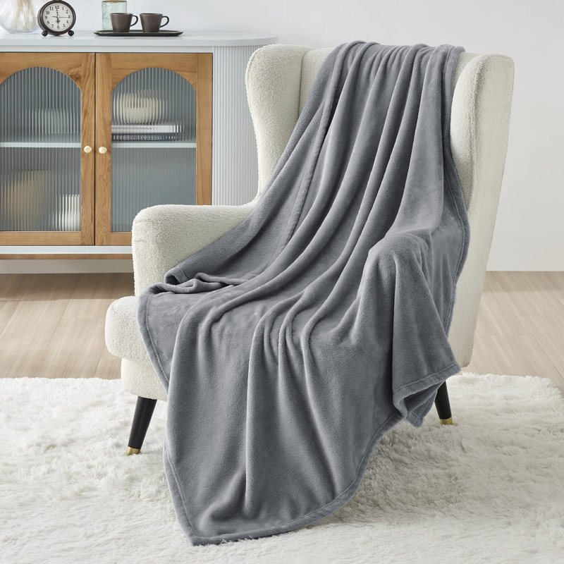 Couvre-lit pour lit - Couvertures douillettes douillettes en polaire, jeté en flanelle chaude et légère pour toutes les saisons
