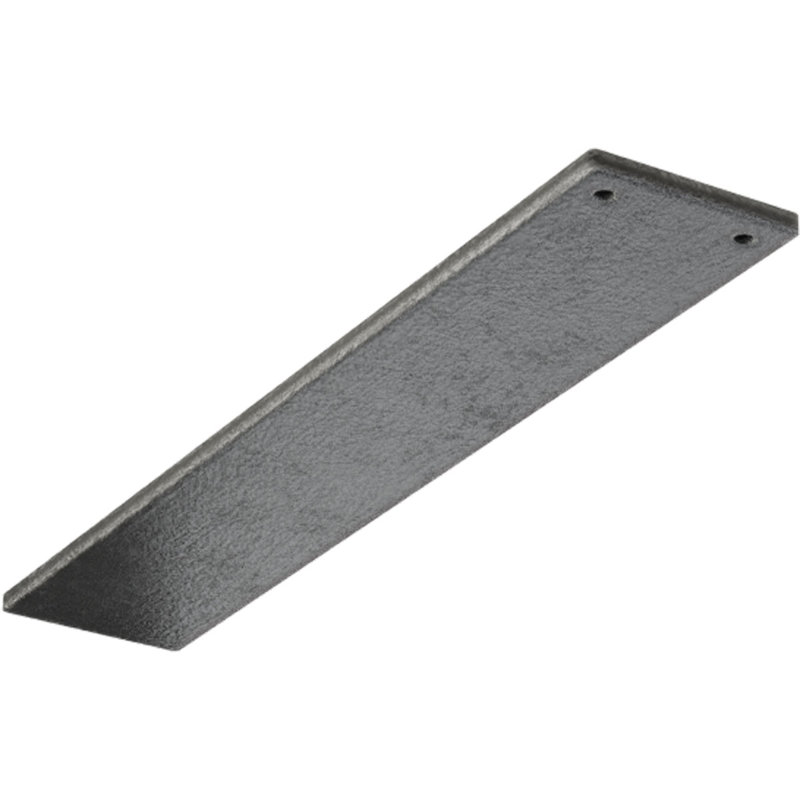 3"W x 16"D Logan Hidden Support Steel Bracket w/ 12" Support Depth, Antiqued Pewter, 0.25" H x 3" W x 16" D, Antiqued Pewter