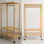 Wooden Clothes Rack | Portable Open Wardrobe with Shoe Storage