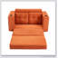 Canapé-lit convertible, siège double extensible, canapé-lit dépliant 2 en 1 avec coussins pour le salon et la chambre à coucher-80779516
