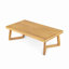 Ensemble de mobilier de patio, table en bois, une causeuse et deux chaises