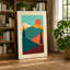 Mountains at Dusk Retro - Wrapped Canvas-131764735-131764736