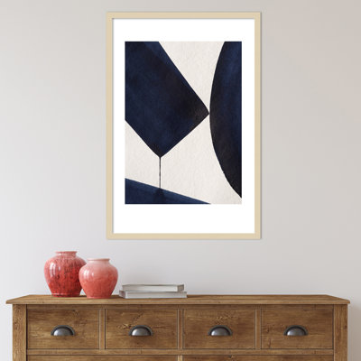«Japonaise 4» par Simon West - Reproduction d'art graphique sur papier encadré