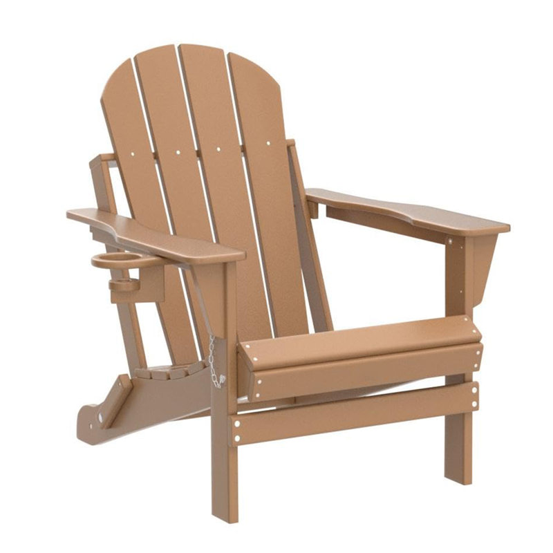 Chaises Adirondack pliantes en PEHD résistantes aux intempéries