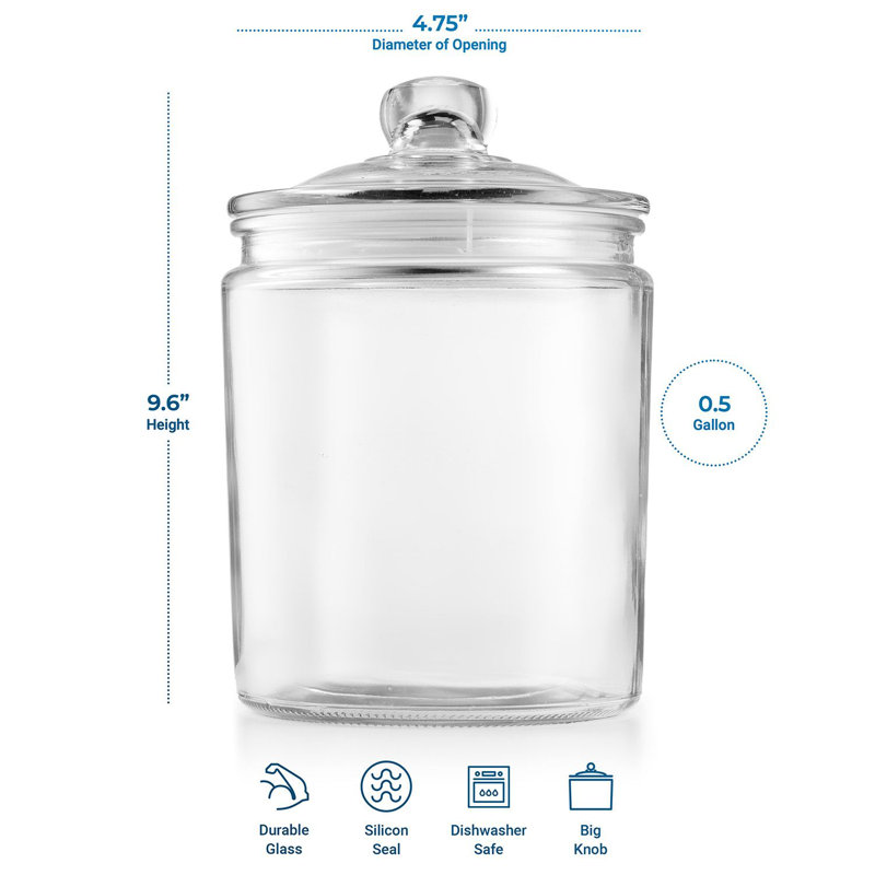 Glass Jar - Set of 2