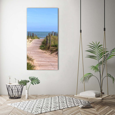 Path To The Beach - Wrapped Canvas Print