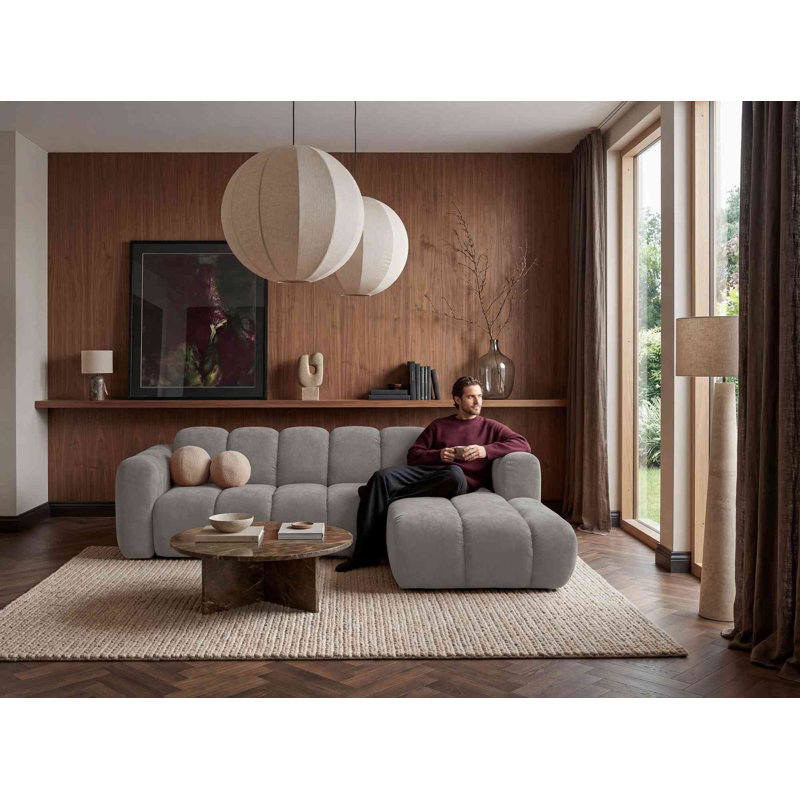 Michell 6 Seater Sofa Bed, Right Hand Facing, Gray