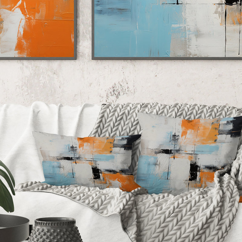Coussin décoratif cubiste