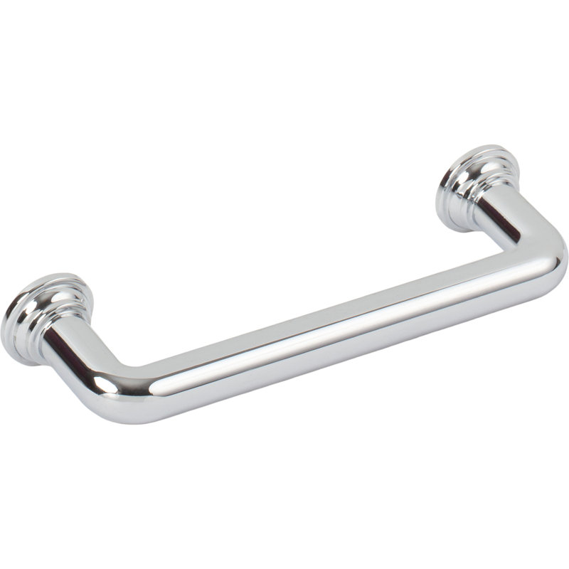 Davis Bar Pull, 3 39/50", Polished Chrome