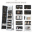 Chrisney Jewellery Armoire with Mirror-1268605922