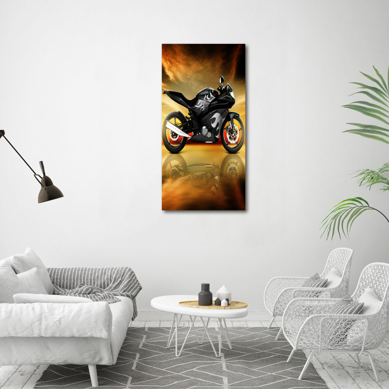 Motorcycle - Wrapped Canvas Print