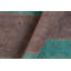Tapis gris / vert / brun en laine noué à la main 7 pi 10 po x 9 pi 9 po Evan