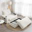 Chaise longue surdimensionnée, canapé-lit avec repose-pieds avec rangement et accoudoirs-706437335