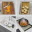 Évier de cuisine moderne en quartz, poste de travail en granit blanc de 30 pouces pour la maison