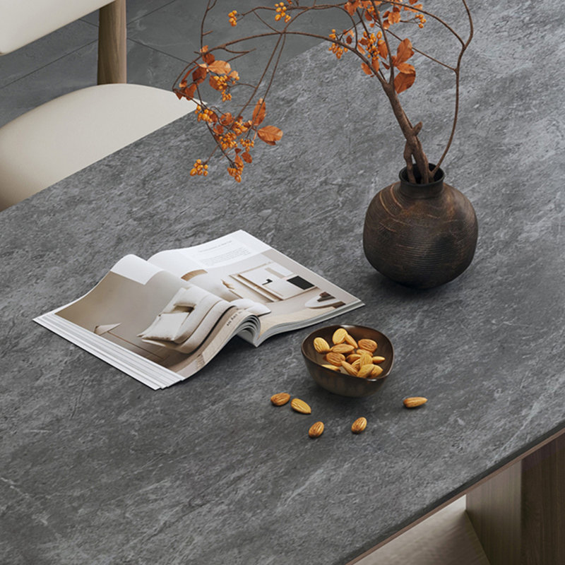 Ensemble de table de salle à manger rectangulaire Nordic Light, H 29,5 po x L 70,8 po x l 35,4 po