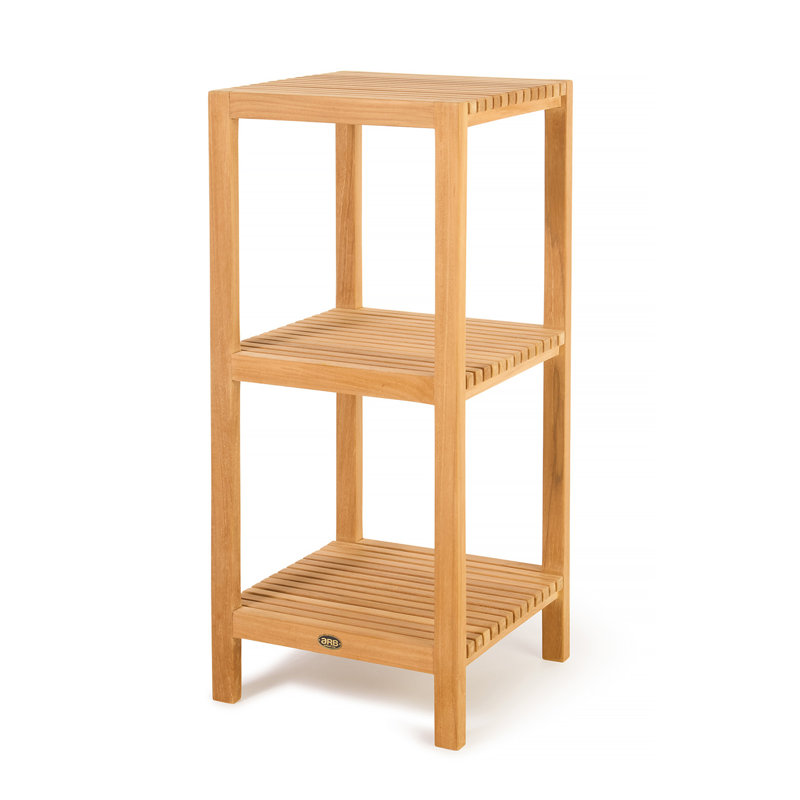 Millton Teak Bathroom Shelves