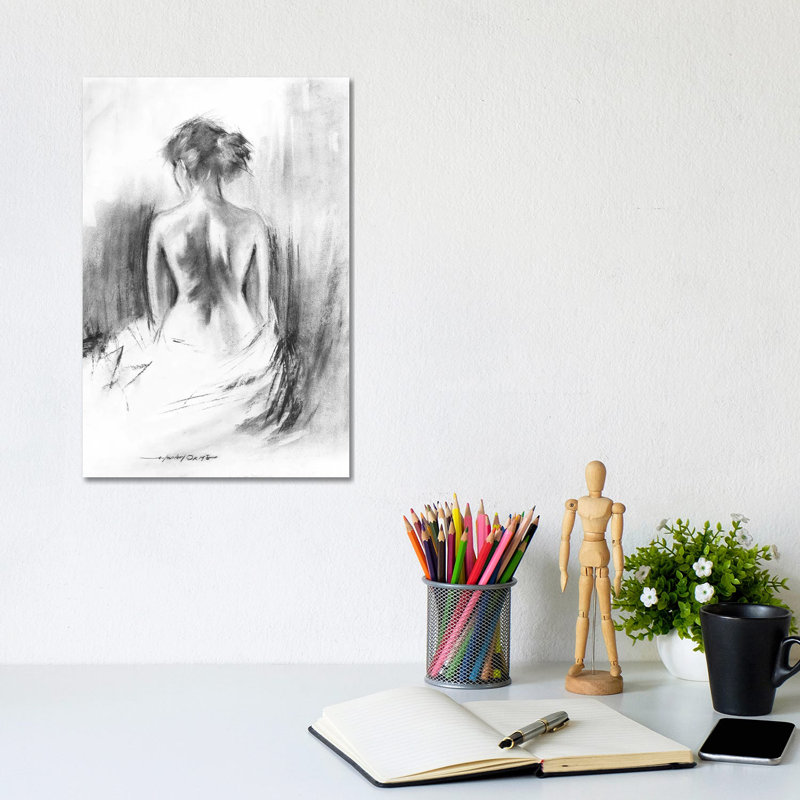 Soft Silhouette II by E.A. Orme - Wrapped Canvas Gallery-Wrapped Canvas Giclée, 20.32 cm H x 30.48 cm W