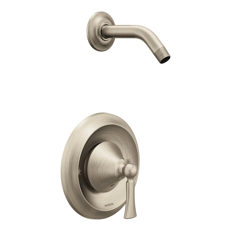 Wynford Shower Faucet with Lever Handles, Brushed Nickel