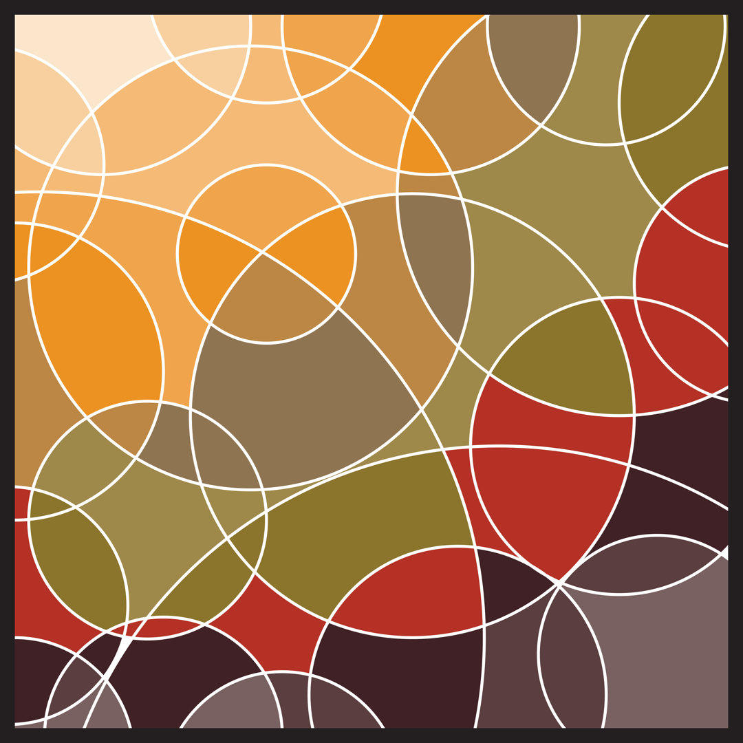 Retford Geometric Mosaic Background by Bagotaj - Print
