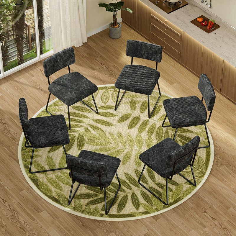 Chaise d'appoint rembourrée en velours Nikitia, Noir, noir, noir, noir