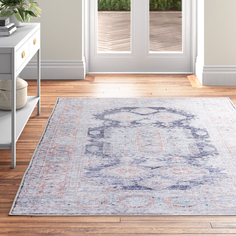 Chenille Oriental Indoor Rug, Rectangle 5'3" x 7'3"