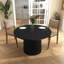 Charleily 47.2'' Solid Wood Round Dining Table-1893583078