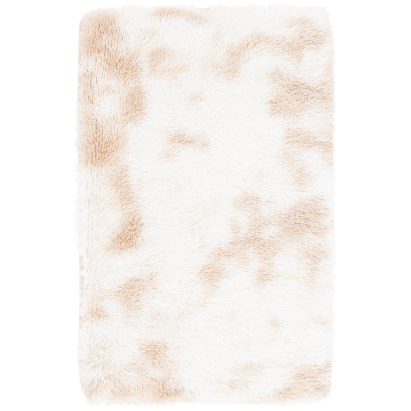 Zarrius Shag Performance Abstract Rug, Rectangle 4' x 6'