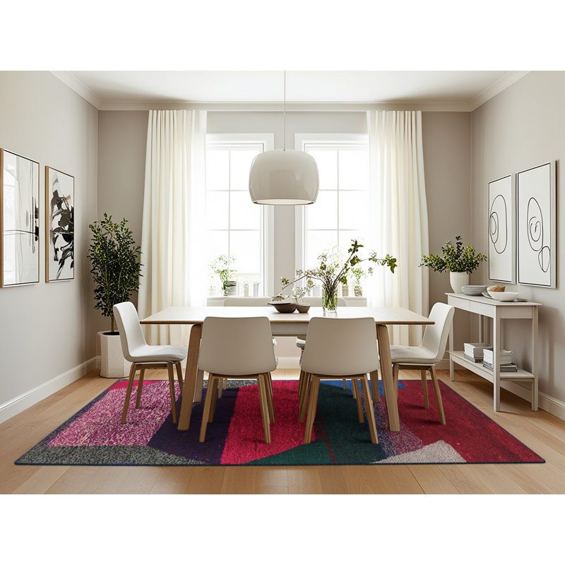 Tapis abstrait moderne 3090, Rectangle 7 pi x 10 pi