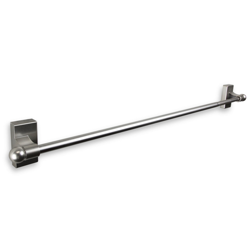 Tringle à rideaux magnétique Landry, Nickel satiné, 48" - 84"