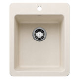 Liven SILGRANIT 17" L x 20.5 W" Drop-In/Undermount Bar Sink