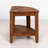 Charkita 16'' W Teak Corner Shower Bench