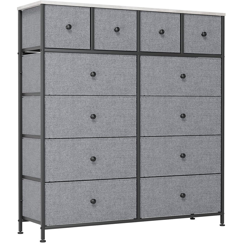 Anaih Storage Drawer, Dark Gray