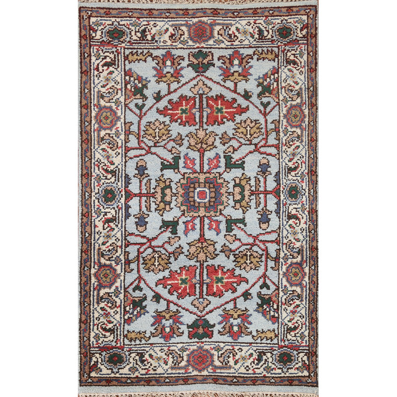 Tapis traditionnel indien clair 3x5