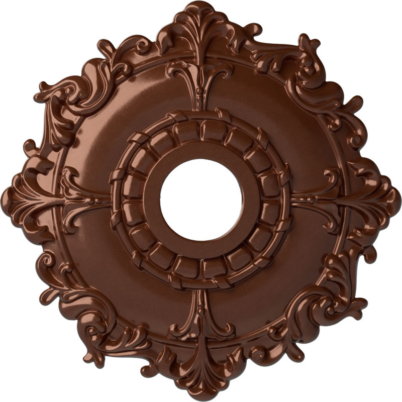 Médaillon de plafond Endurathane Alexa, Diam., Pièce de cuivre