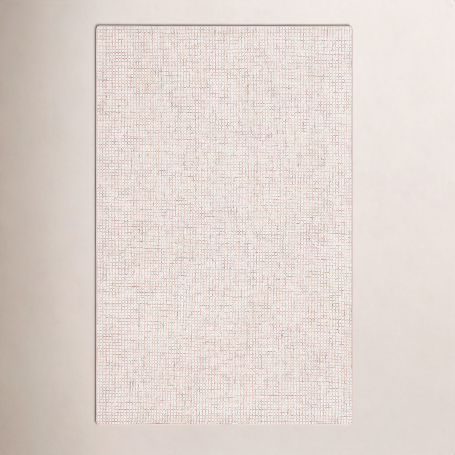 Rowe Ivory Beige Hand-Tufted Rug, Rectangle 3' x 5'