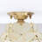 Flower Petals Tiffany Style Stained Glass Close To Ceiling Light For Home Decor (8" Cherry Blossom)-116098718