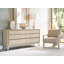 Sunset Key 6 Drawer 70.25" W Solid Wood Double Dresser