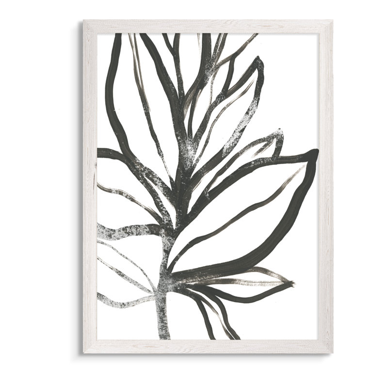 « leaf instinct i » par paul cezanne-cadre photo, reproduction d’art, H 24 po x l 18 po x P 1,25 po, Cadre de toile blanc