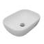 Karran Valera Lavabo de salle de bain vasque rectangulaire en porcelaine vitreuse