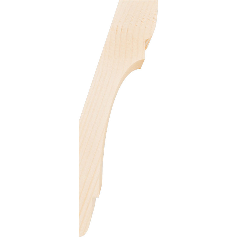 Attelle de genou olympique, Sapin de Douglas, Attelle lisse, H 18 po x l 3,5 po x P 6 po