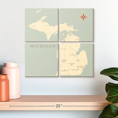 Aliaz Michigan Territory Map