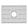 Silicone 20.75 in. x 14.875 in. Silicone Bottom Grid for 24 in. Single Bowl Kitchen Sink
