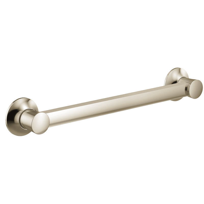 Flara Designer 39.25" Grab Bar, Polished Nickel