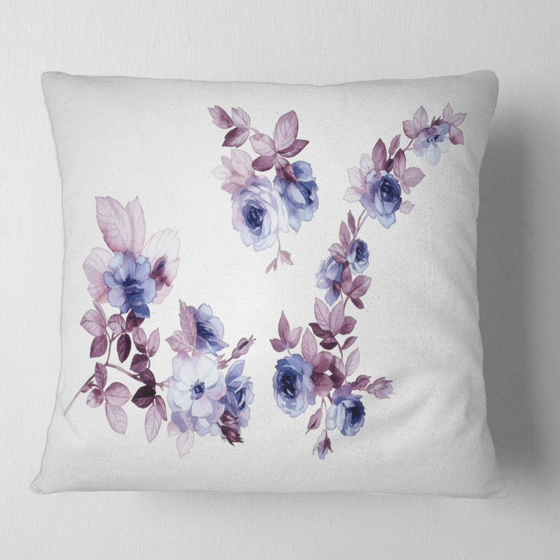 Housse et insert de coussin Wildflowers I, 18" x 18"
