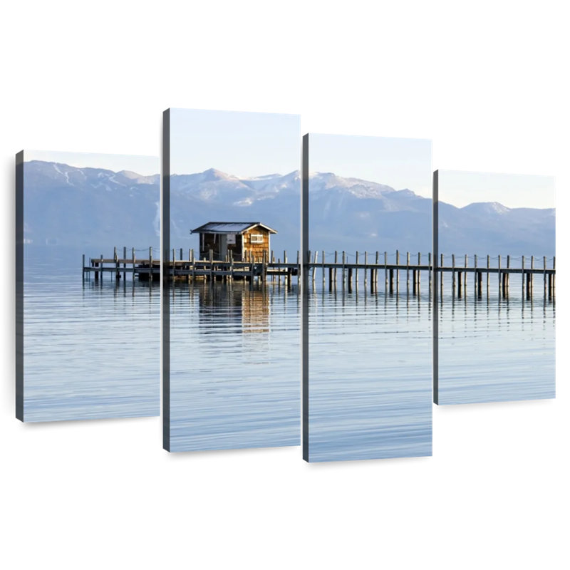 Chalet en bois Alvord Lake Tahoe, H 22 po x l 36 po
