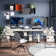 Orndorff L Shaped Gaming Desk or 2 Person Long Table with Shelves Monitor Stand and Keyboard Tray