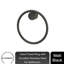 Pavoni Towel Ring