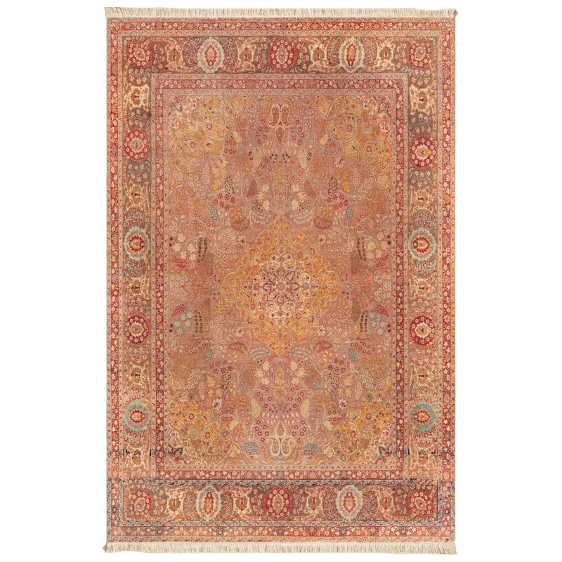 Tapis traditionnel Mute Safran