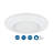 Ashlock White LED Outdoor Flush Mount