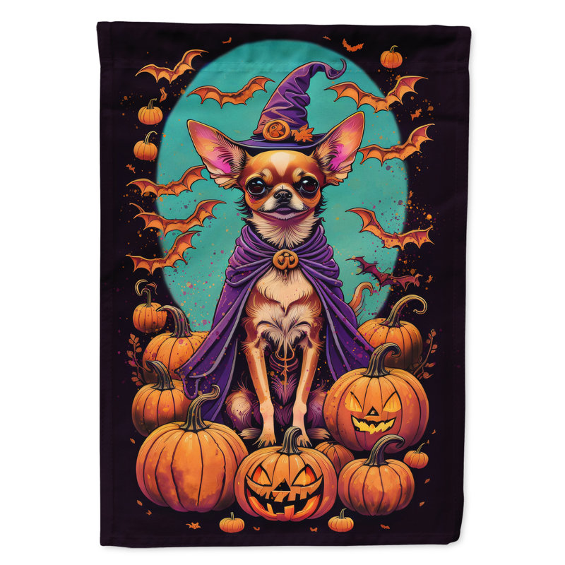 Jalante Double Sided Polyester Halloween Garden Flag, 40" x 28"